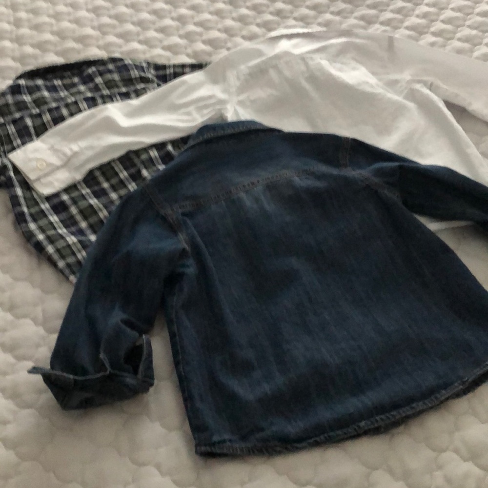 Boys 3T Crazy 8 Long Sleeve Button Up Shirts - Picture 6 of 7